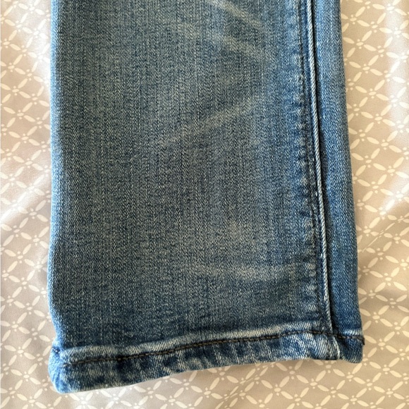 Express Stretch + Denim Perfect Cropped Mid Rise Legging Jeans Size 4 - Picture 4 of 7